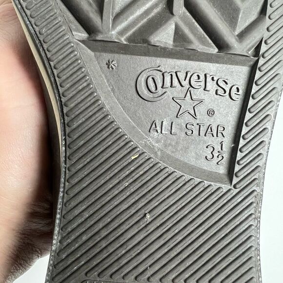 Vintage Converse Brown Leather/Suede Hi Top Sneakers Lace Up size 5,5 Y2K - Picture 2 of 10